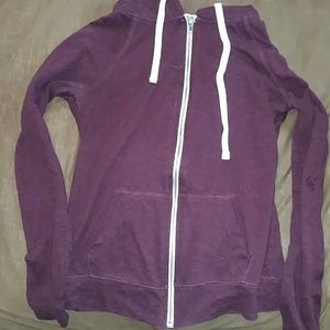 Maroon/purple light hoodie